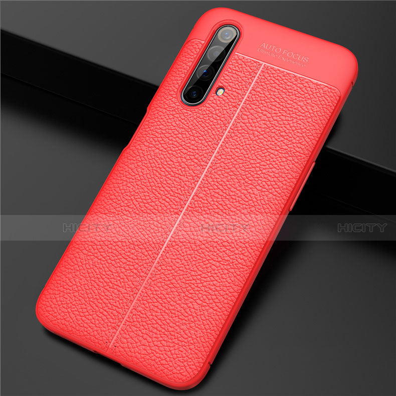 Funda Silicona Goma de Cuero Carcasa para Realme X3