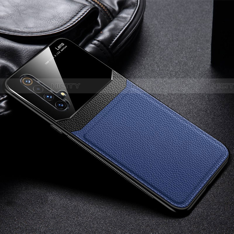 Funda Silicona Goma de Cuero Carcasa para Realme X3 SuperZoom Azul