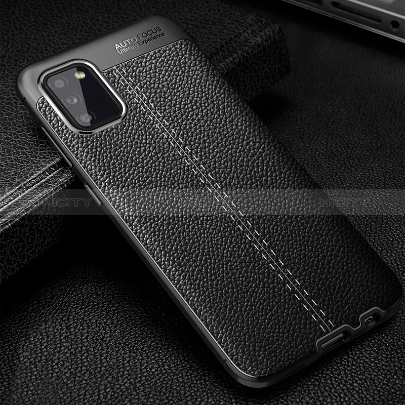 Funda Silicona Goma de Cuero Carcasa para Samsung Galaxy A02s