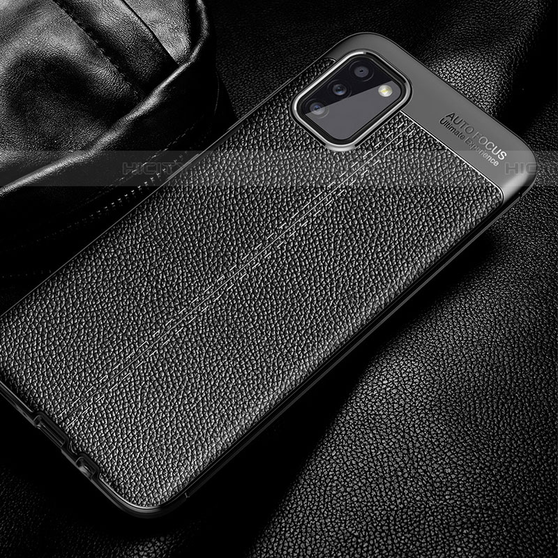 Funda Silicona Goma de Cuero Carcasa para Samsung Galaxy A03s