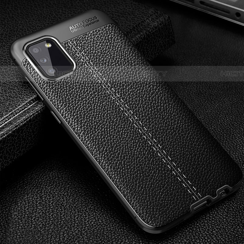 Funda Silicona Goma de Cuero Carcasa para Samsung Galaxy A03s