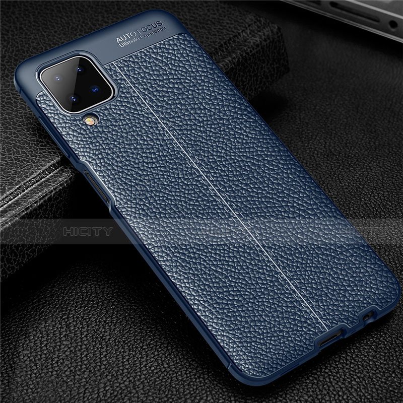 Funda Silicona Goma de Cuero Carcasa para Samsung Galaxy A12