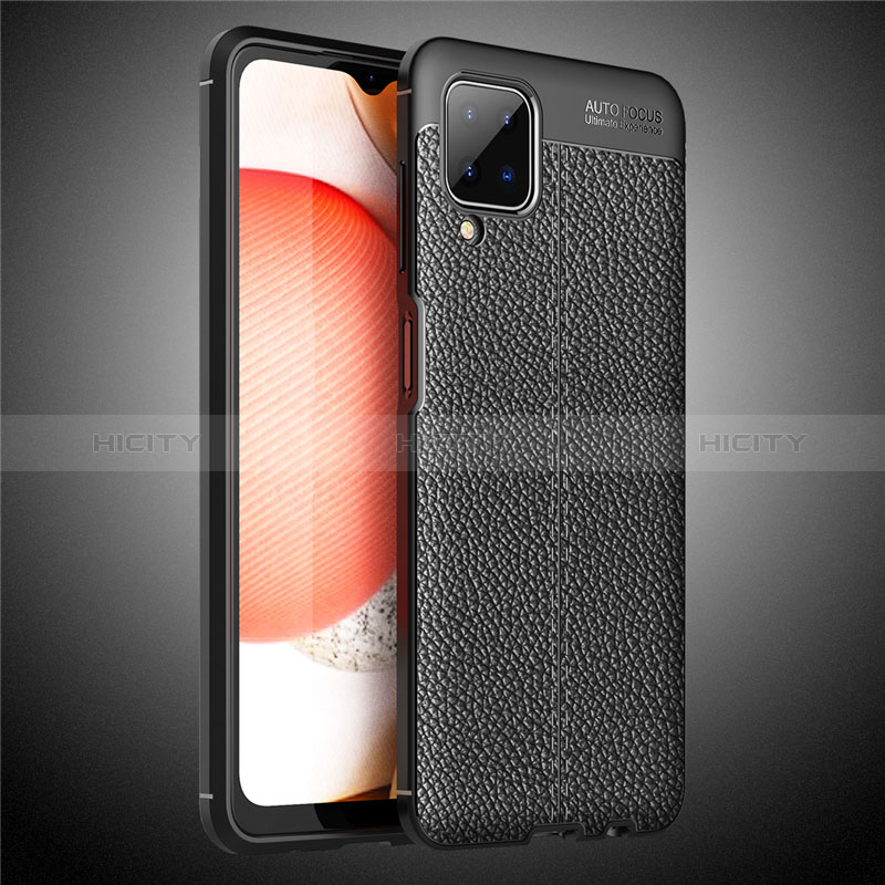 Funda Silicona Goma de Cuero Carcasa para Samsung Galaxy A12 5G