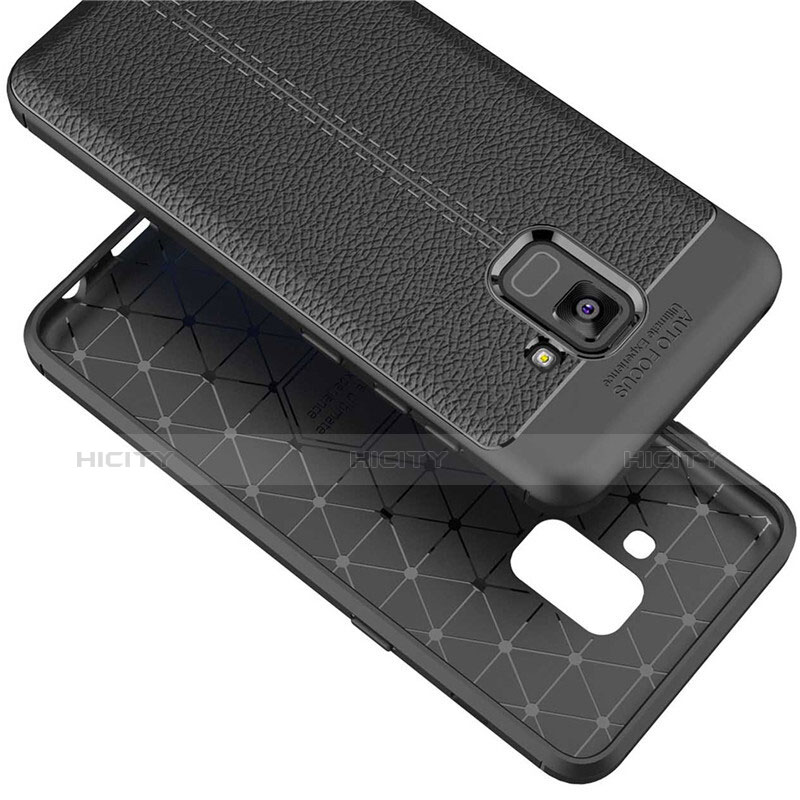 Funda Silicona Goma de Cuero Carcasa para Samsung Galaxy A5 (2018) A530F