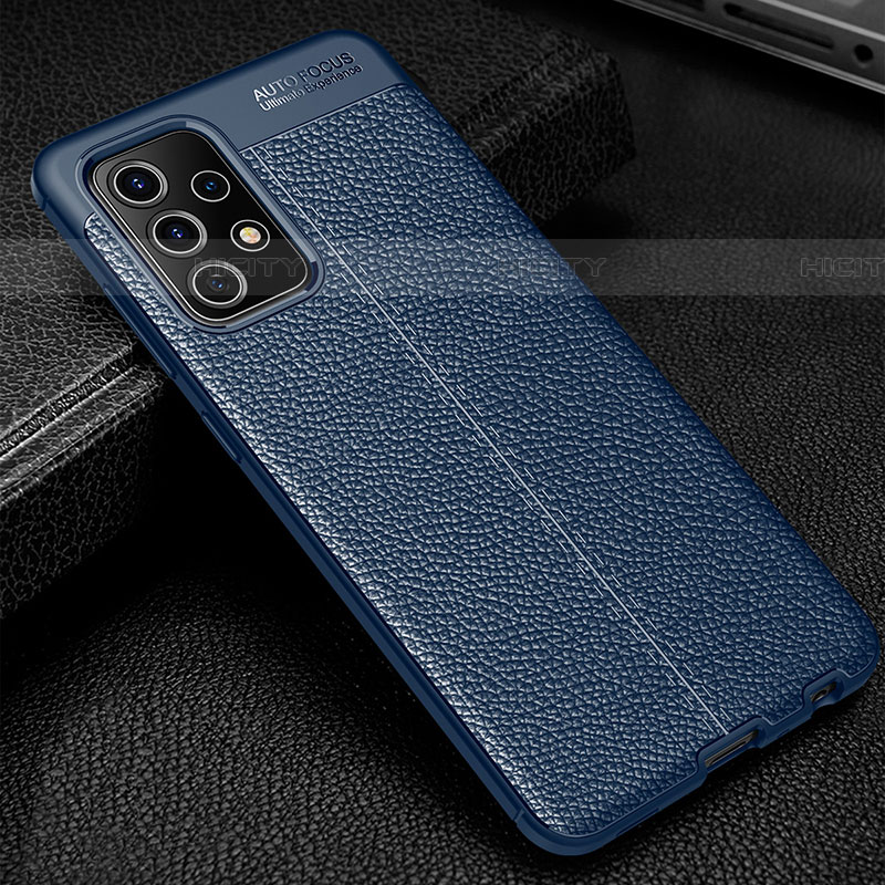 Funda Silicona Goma de Cuero Carcasa para Samsung Galaxy A52 4G