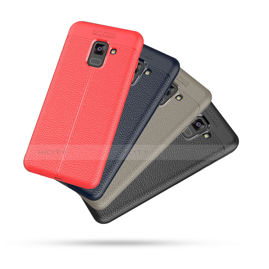 Funda Silicona Goma de Cuero Carcasa para Samsung Galaxy A8+ A8 Plus (2018) A730F