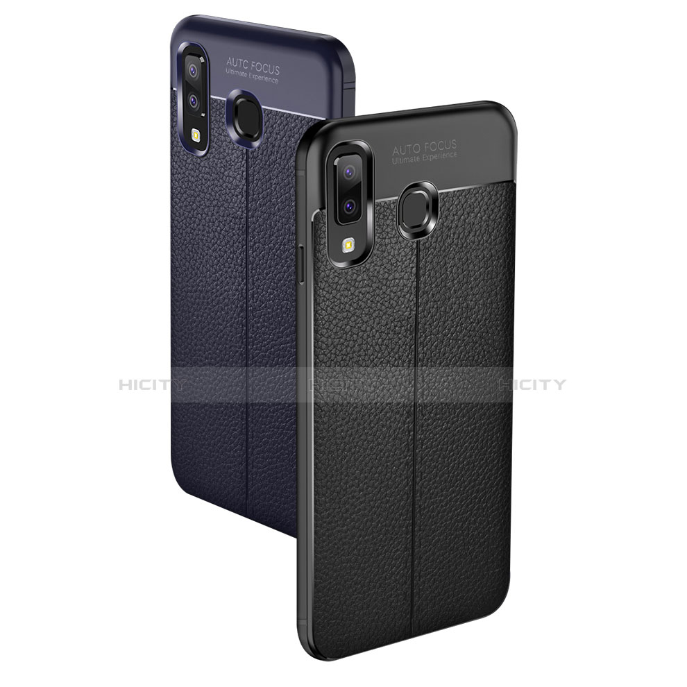 Funda Silicona Goma de Cuero Carcasa para Samsung Galaxy A8 Star