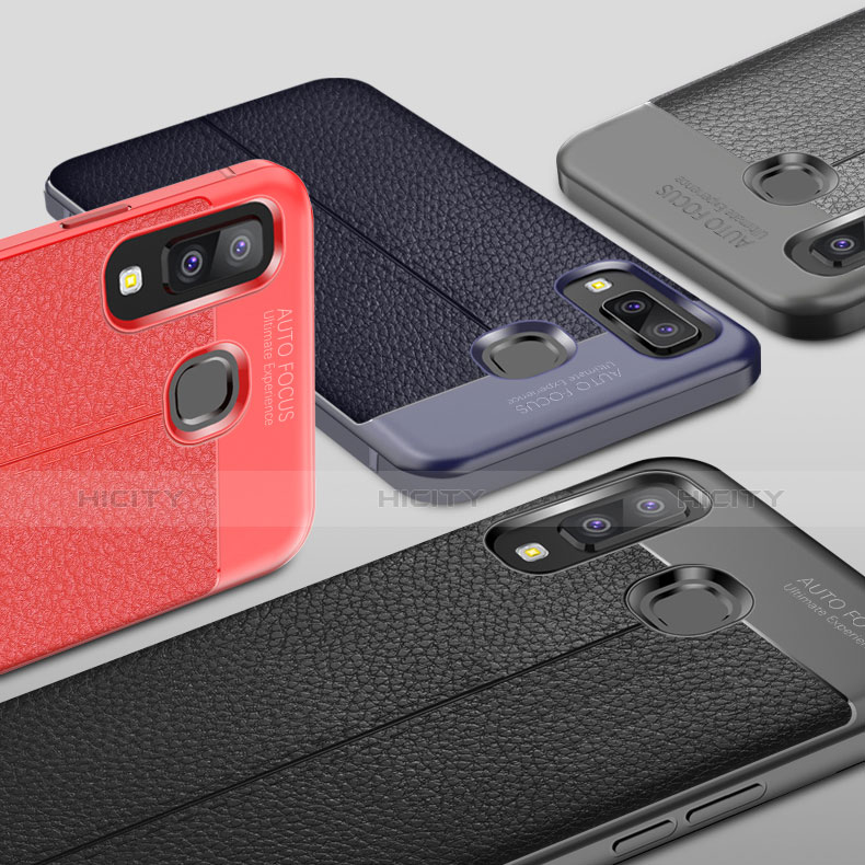 Funda Silicona Goma de Cuero Carcasa para Samsung Galaxy A8 Star