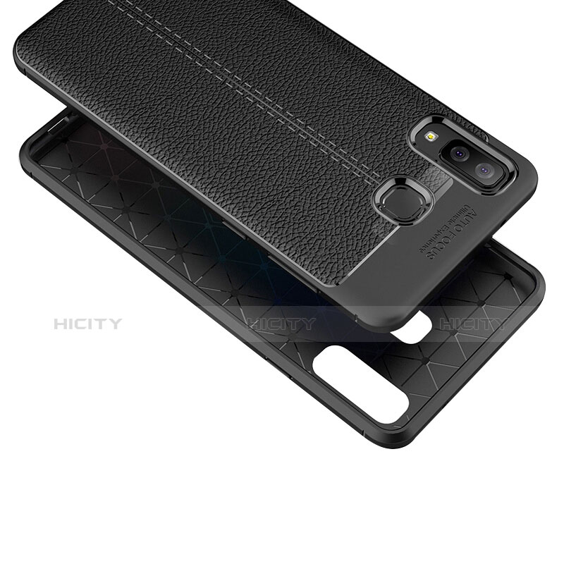 Funda Silicona Goma de Cuero Carcasa para Samsung Galaxy A8 Star