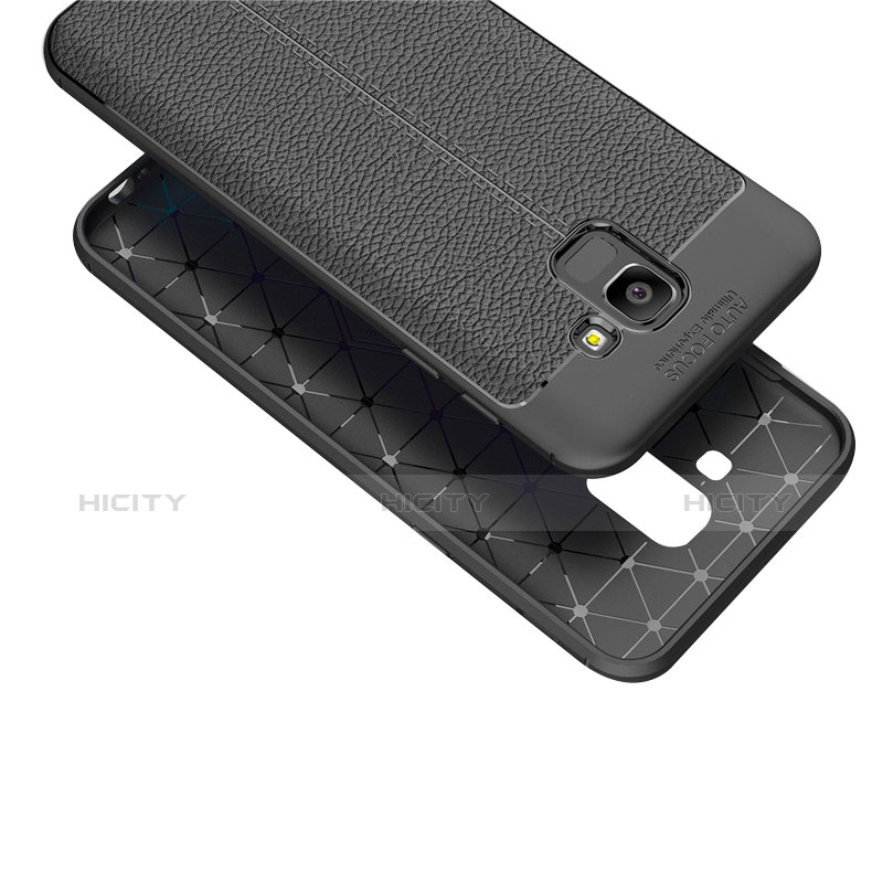 Funda Silicona Goma de Cuero Carcasa para Samsung Galaxy J6 (2018) J600F