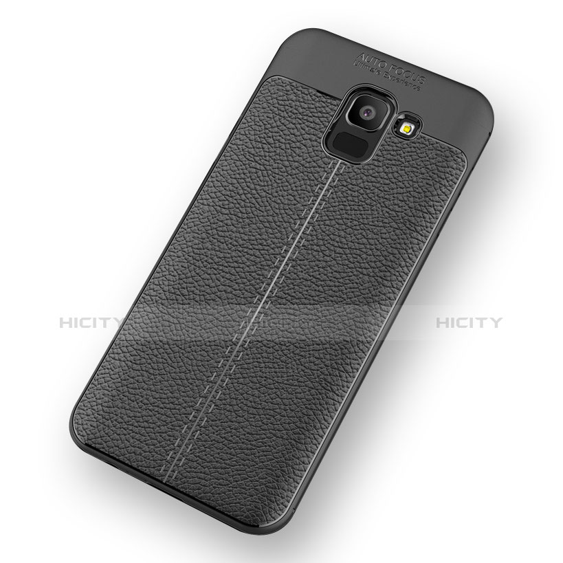 Funda Silicona Goma de Cuero Carcasa para Samsung Galaxy J6 (2018) J600F