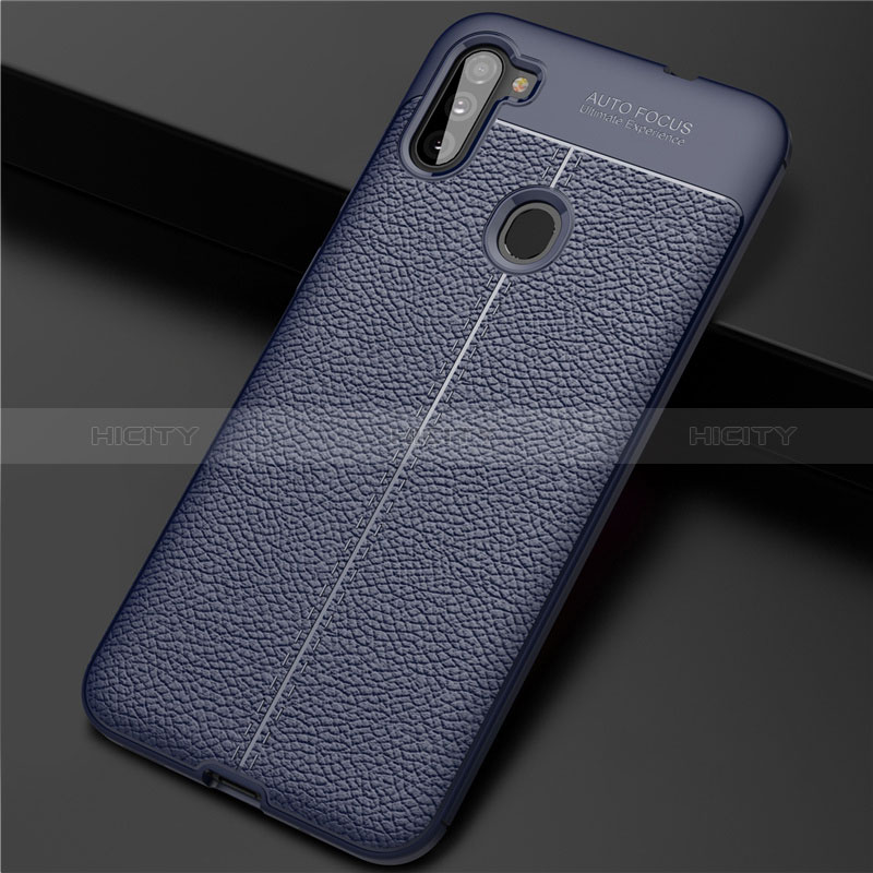 Funda Silicona Goma de Cuero Carcasa para Samsung Galaxy M11