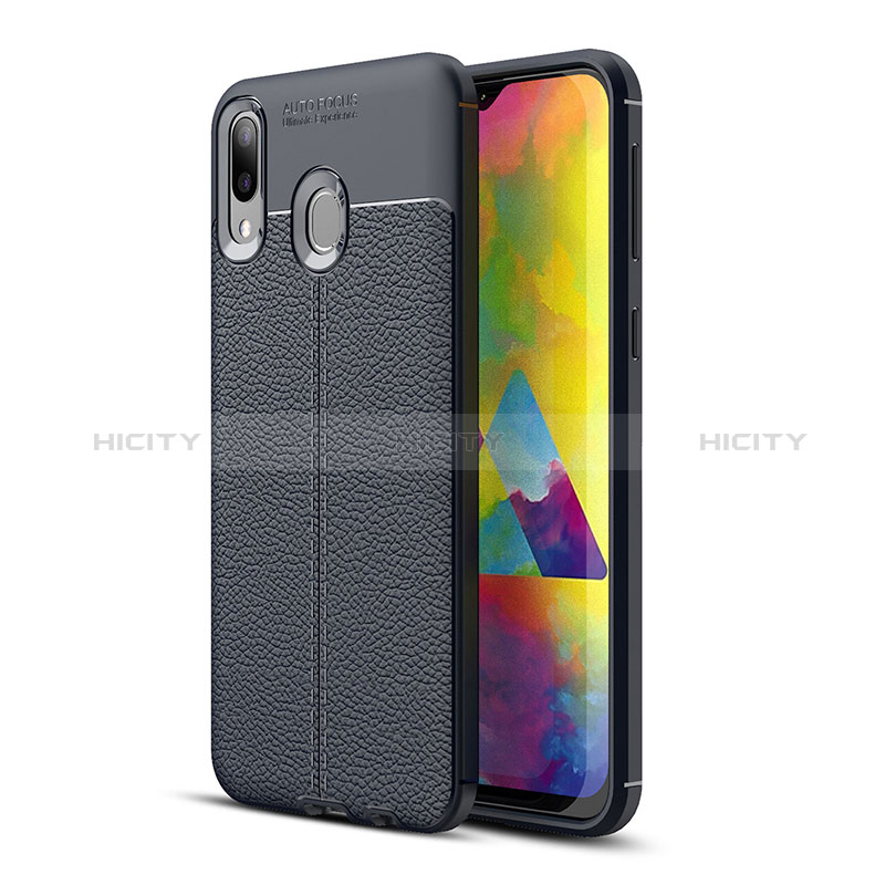 Funda Silicona Goma de Cuero Carcasa para Samsung Galaxy M20