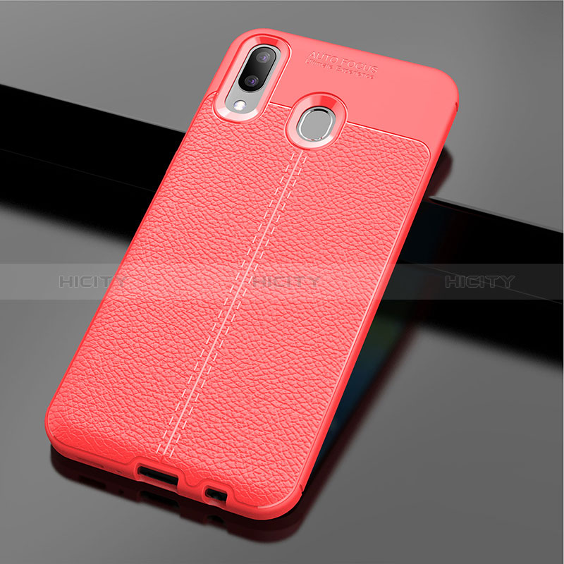 Funda Silicona Goma de Cuero Carcasa para Samsung Galaxy M20