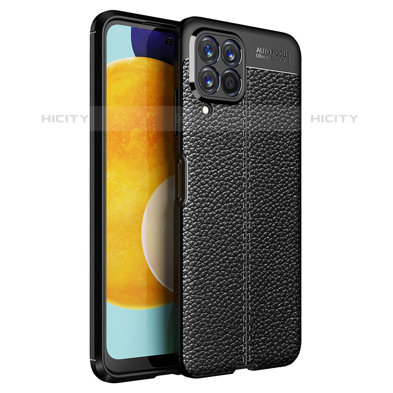 Funda Silicona Goma de Cuero Carcasa para Samsung Galaxy M53 5G Negro