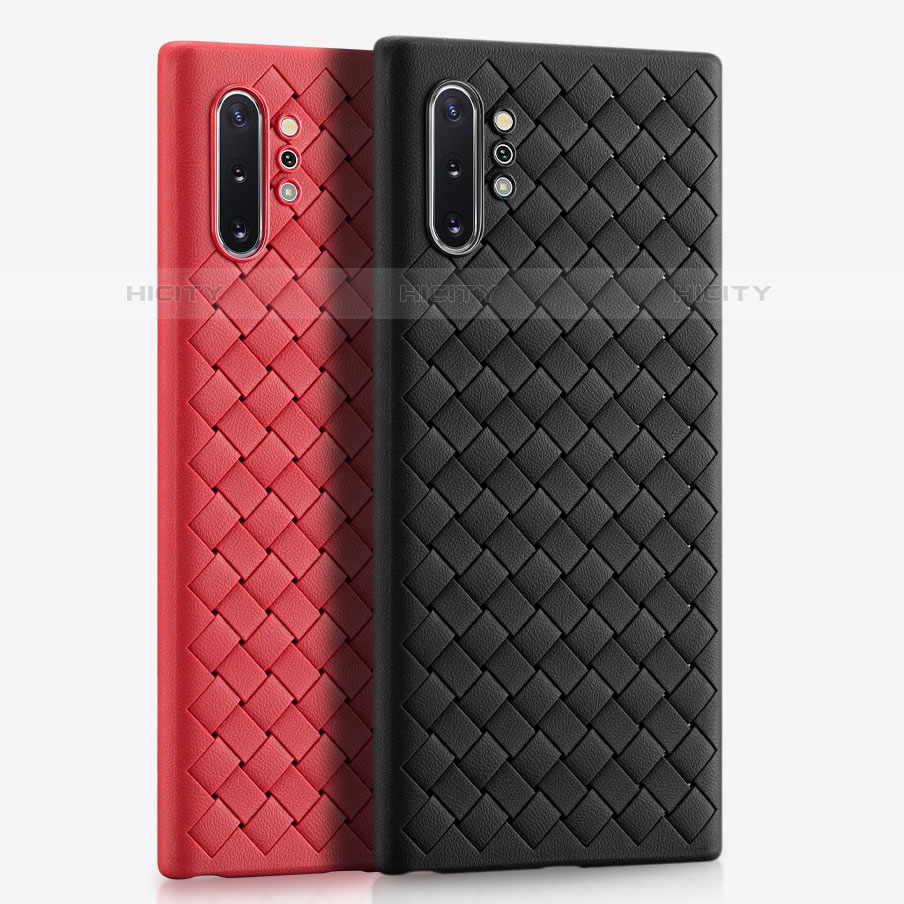 Funda Silicona Goma de Cuero Carcasa para Samsung Galaxy Note 10 Plus 5G