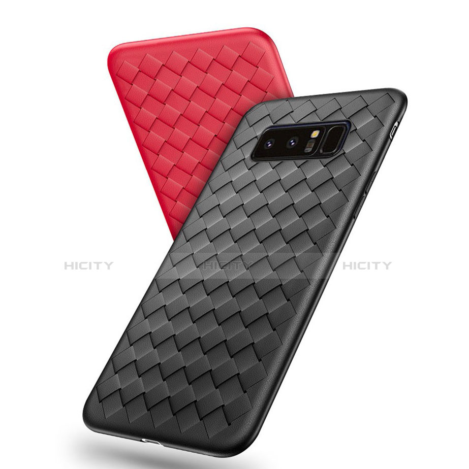 Funda Silicona Goma de Cuero Carcasa para Samsung Galaxy Note 8