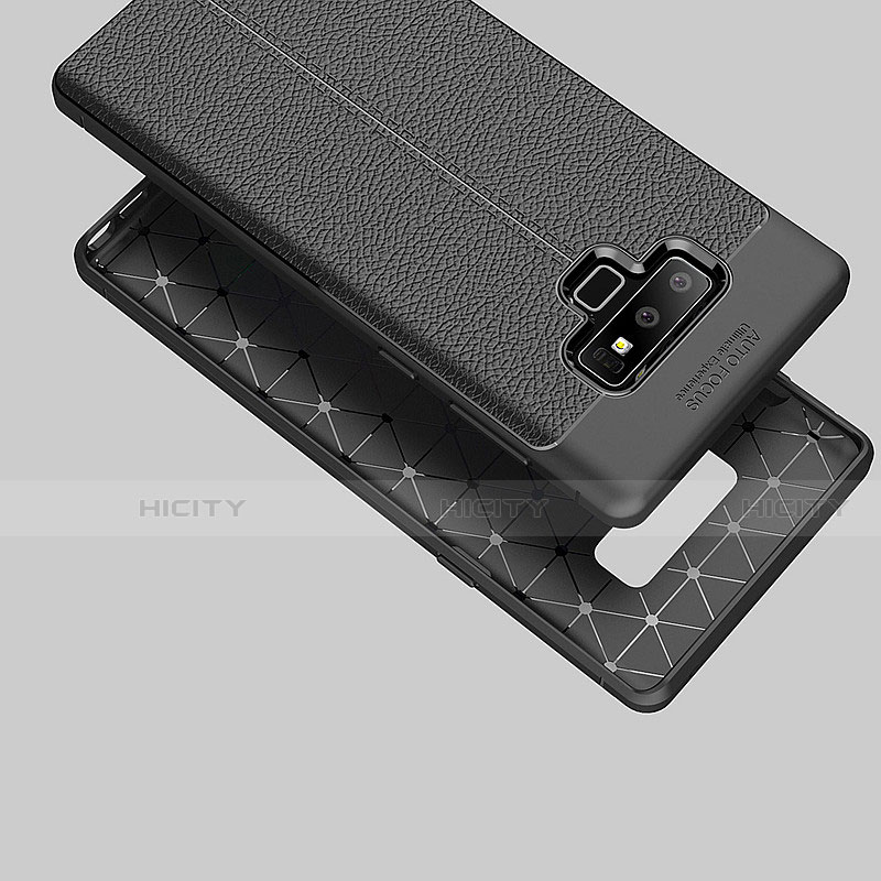 Funda Silicona Goma de Cuero Carcasa para Samsung Galaxy Note 9