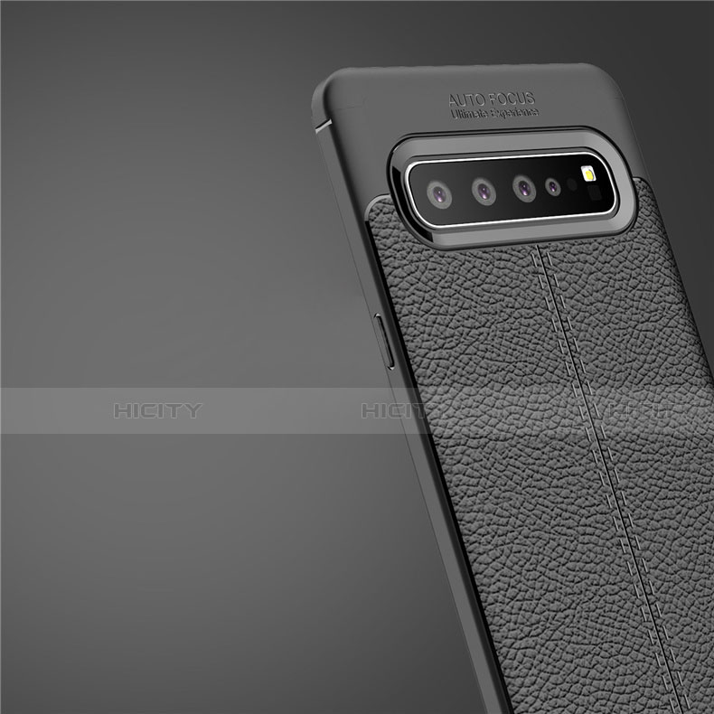 Funda Silicona Goma de Cuero Carcasa para Samsung Galaxy S10 5G SM-G977B