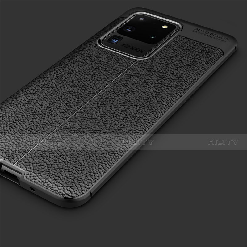 Funda Silicona Goma de Cuero Carcasa para Samsung Galaxy S20 Ultra