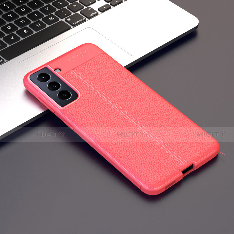 Funda Silicona Goma de Cuero Carcasa para Samsung Galaxy S21 Plus 5G