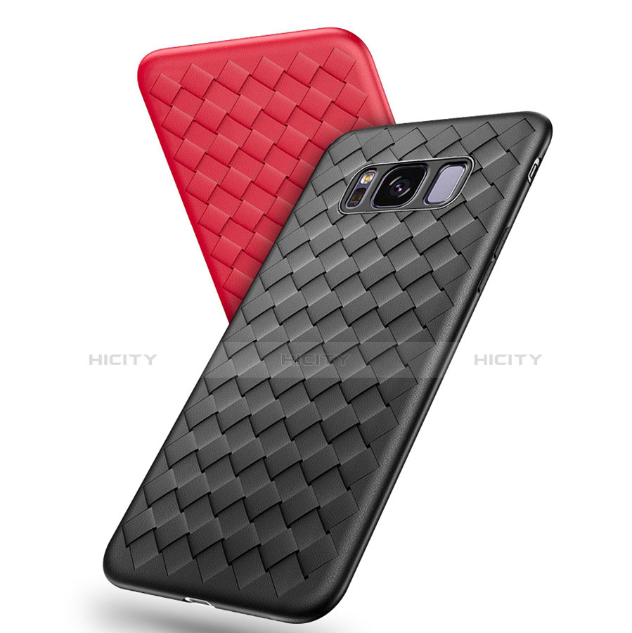 Funda Silicona Goma de Cuero Carcasa para Samsung Galaxy S8 Plus