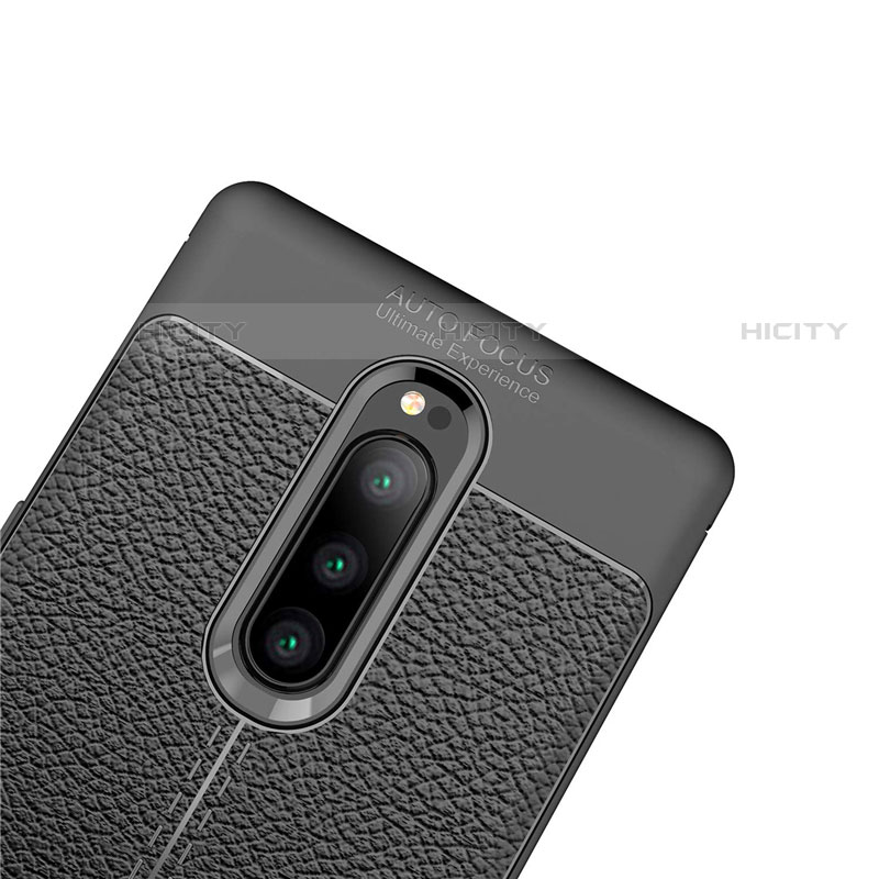 Funda Silicona Goma de Cuero Carcasa para Sony Xperia 1