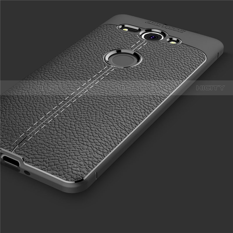 Funda Silicona Goma de Cuero Carcasa para Sony Xperia XZ2 Compact