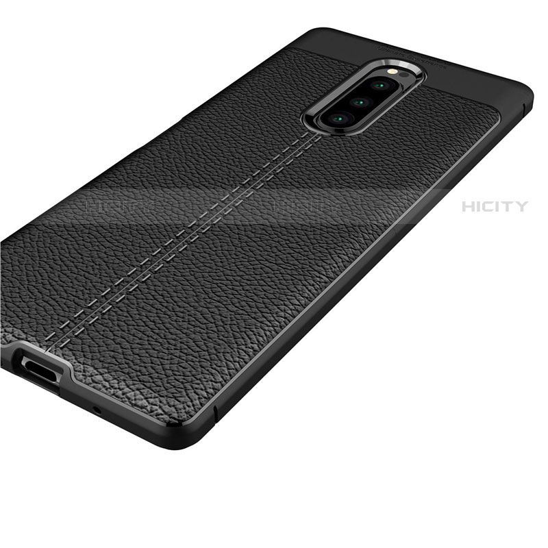 Funda Silicona Goma de Cuero Carcasa para Sony Xperia XZ4