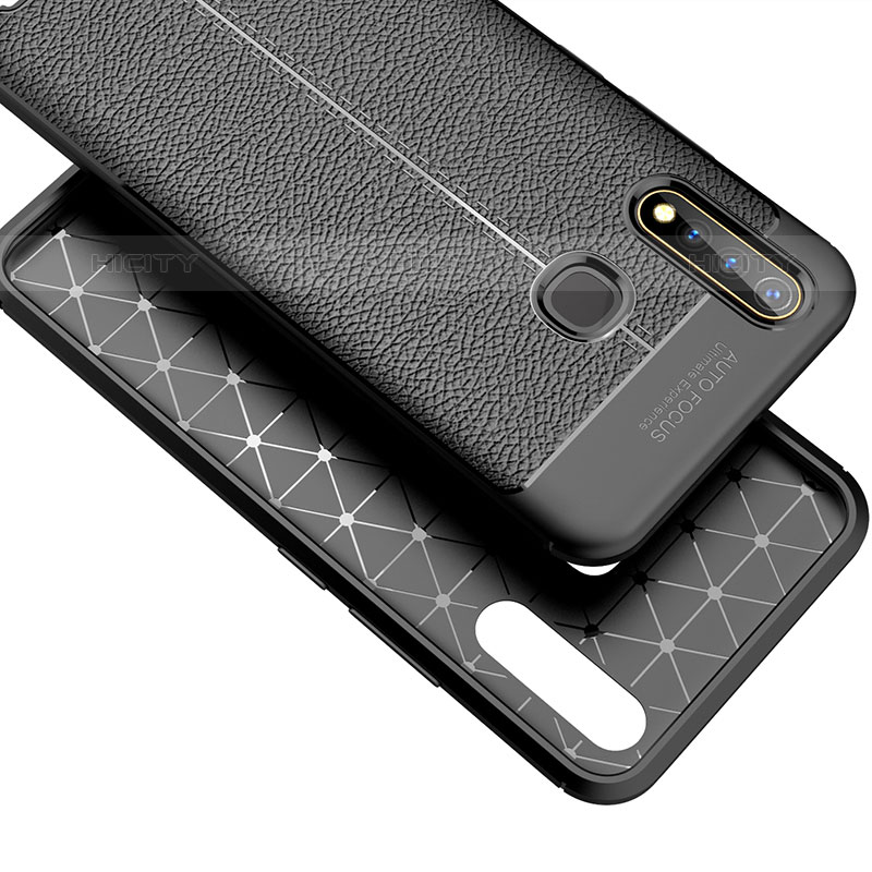 Funda Silicona Goma de Cuero Carcasa para Vivo iQOO U3 4G