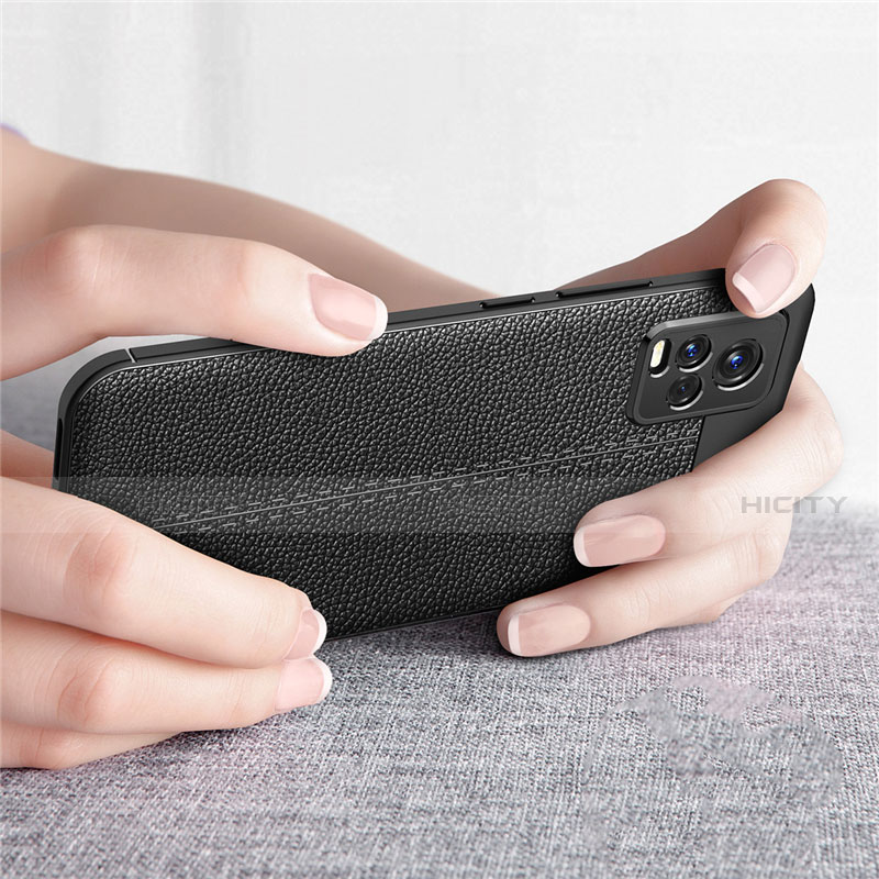 Funda Silicona Goma de Cuero Carcasa para Vivo V20