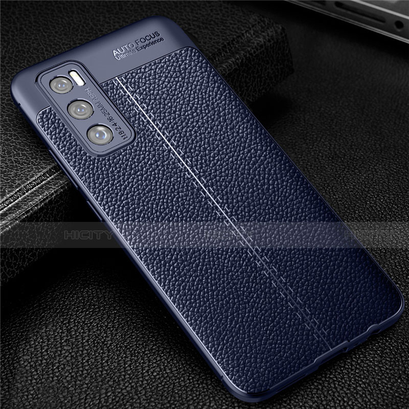 Funda Silicona Goma de Cuero Carcasa para Vivo V20 SE