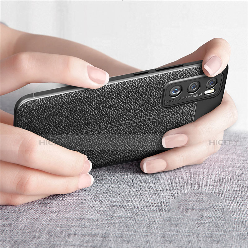 Funda Silicona Goma de Cuero Carcasa para Vivo V20 SE