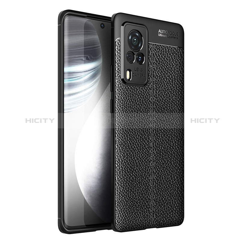 Funda Silicona Goma de Cuero Carcasa para Vivo X60 Pro 5G