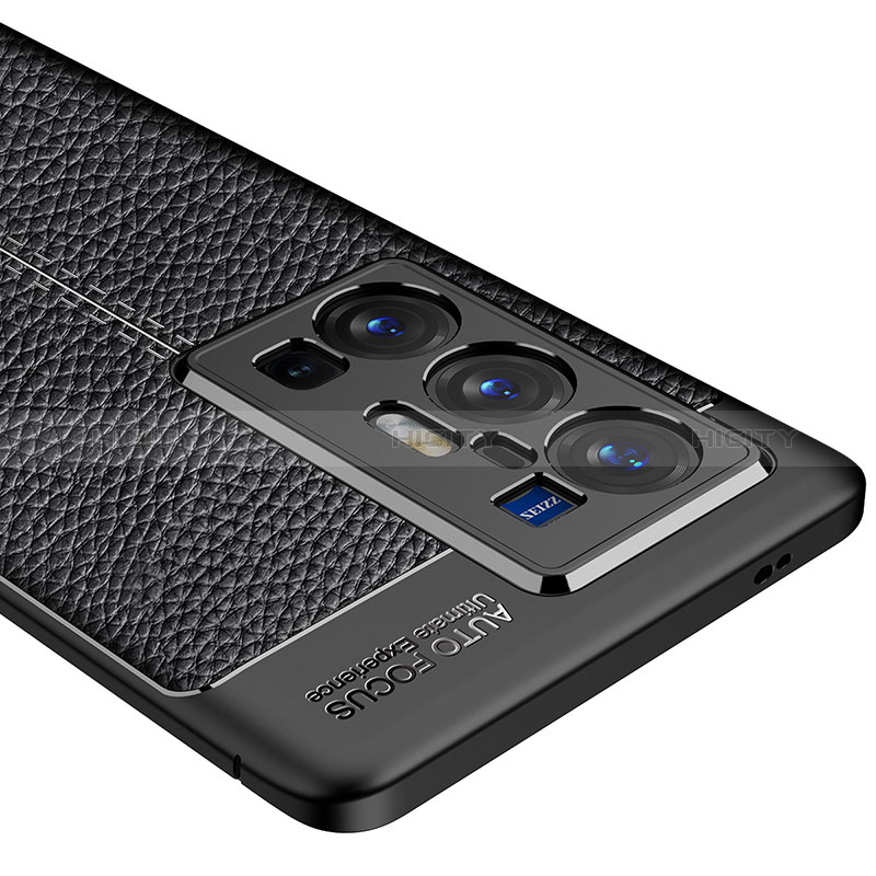 Funda Silicona Goma de Cuero Carcasa para Vivo X70 Pro+ Plus 5G