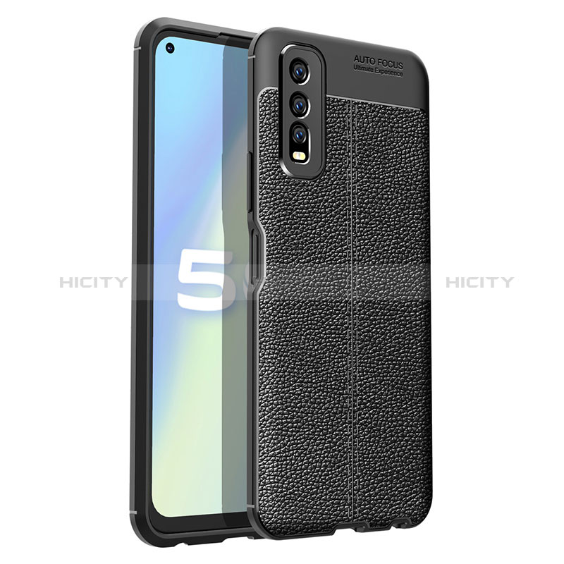 Funda Silicona Goma de Cuero Carcasa para Vivo Y51s 5G