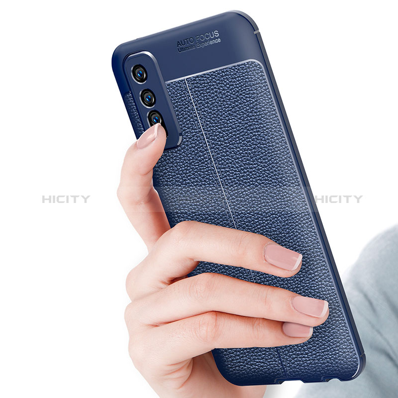 Funda Silicona Goma de Cuero Carcasa para Vivo Y51s 5G