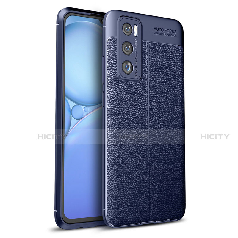 Funda Silicona Goma de Cuero Carcasa para Vivo Y70 (2020) Azul