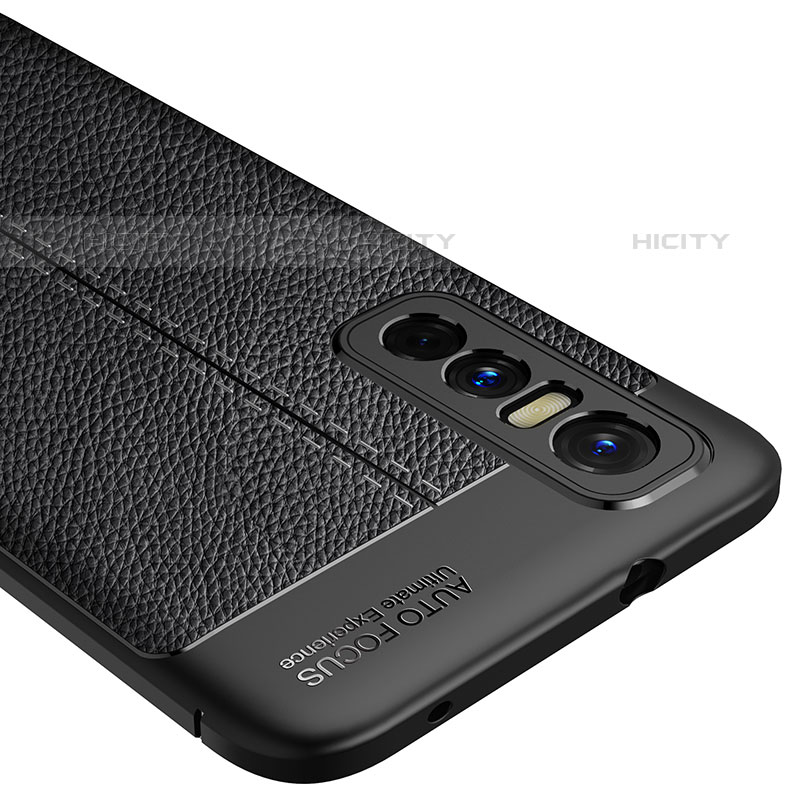 Funda Silicona Goma de Cuero Carcasa para Vivo Y73s 5G