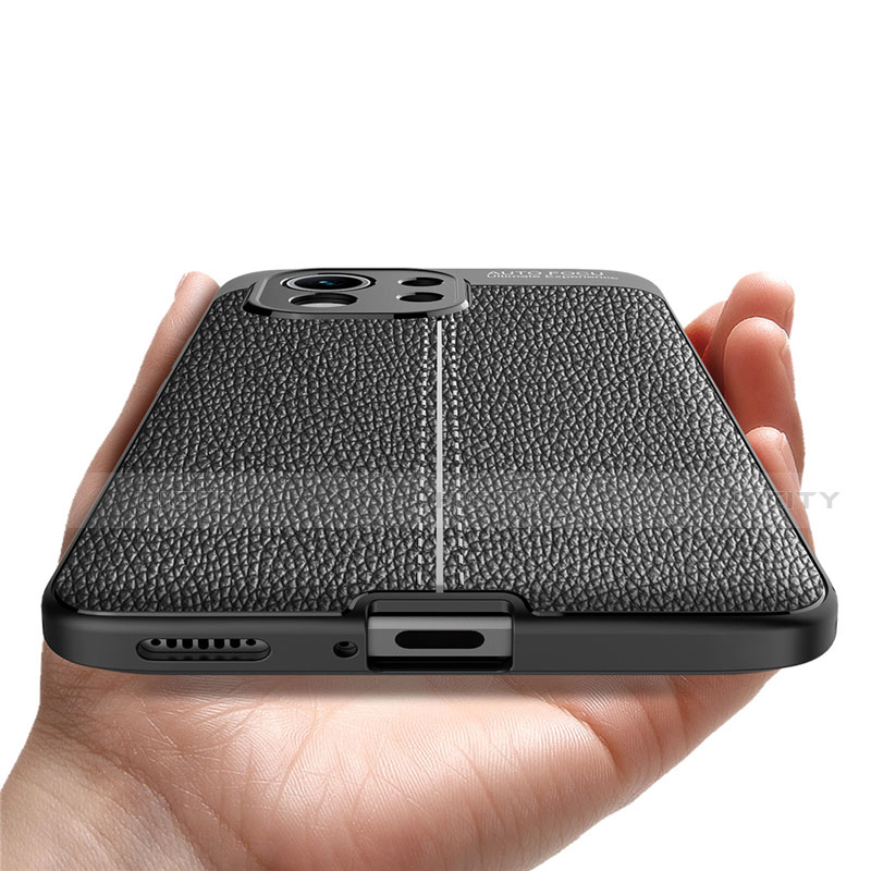 Funda Silicona Goma de Cuero Carcasa para Xiaomi Mi 11 Lite 5G