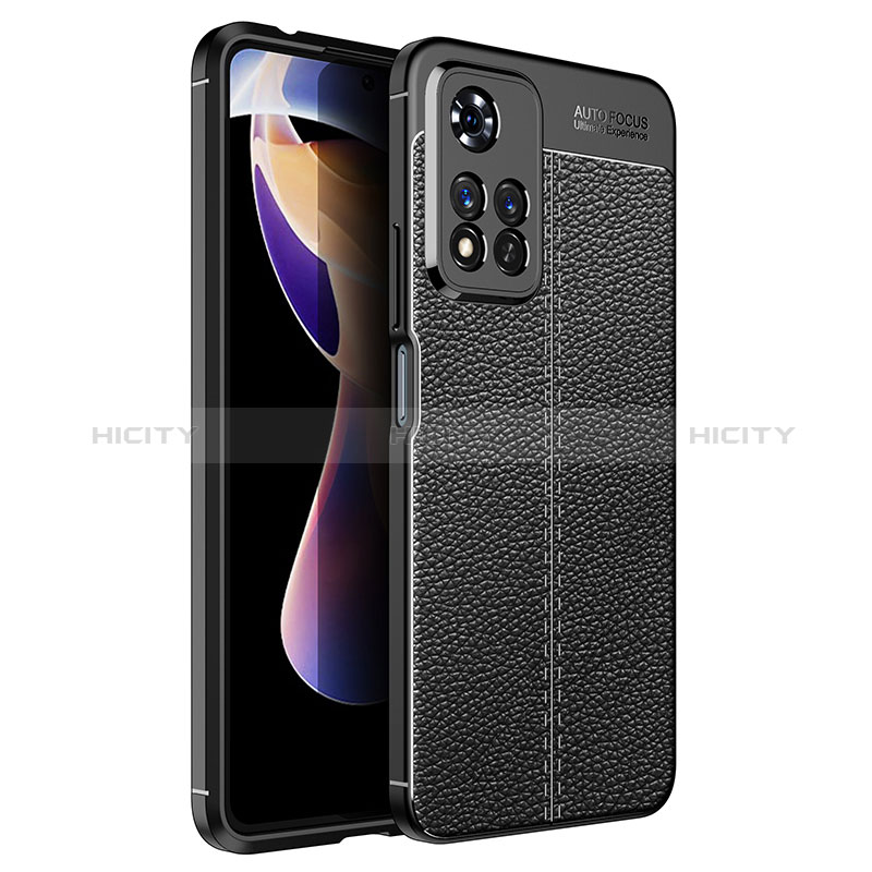 Funda Silicona Goma de Cuero Carcasa para Xiaomi Mi 11i 5G (2022) Negro