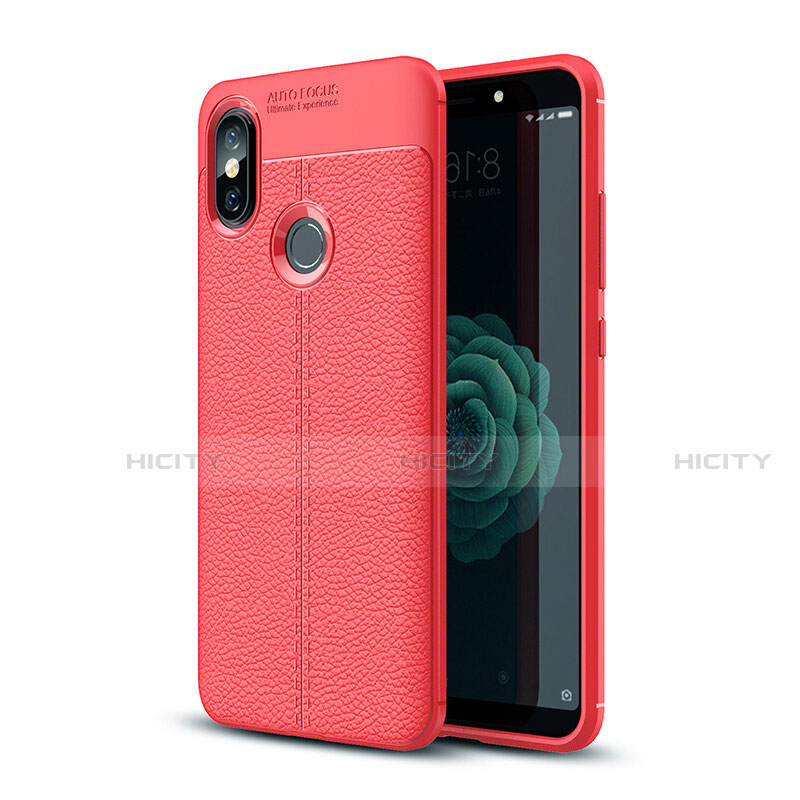 Funda Silicona Goma de Cuero Carcasa para Xiaomi Mi 6X