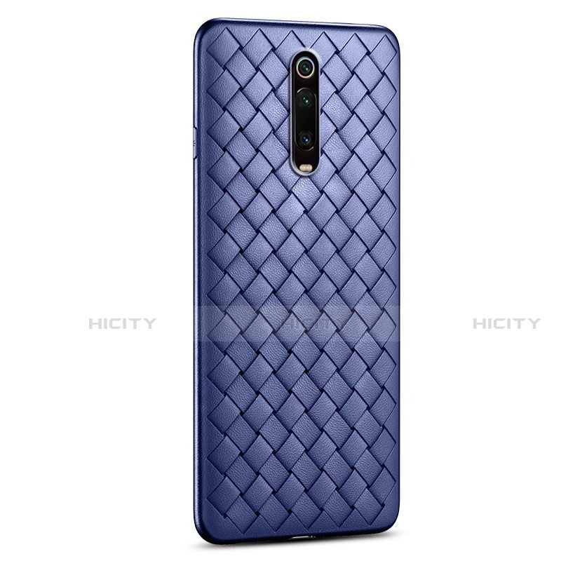 Funda Silicona Goma de Cuero Carcasa para Xiaomi Mi 9T Pro Azul