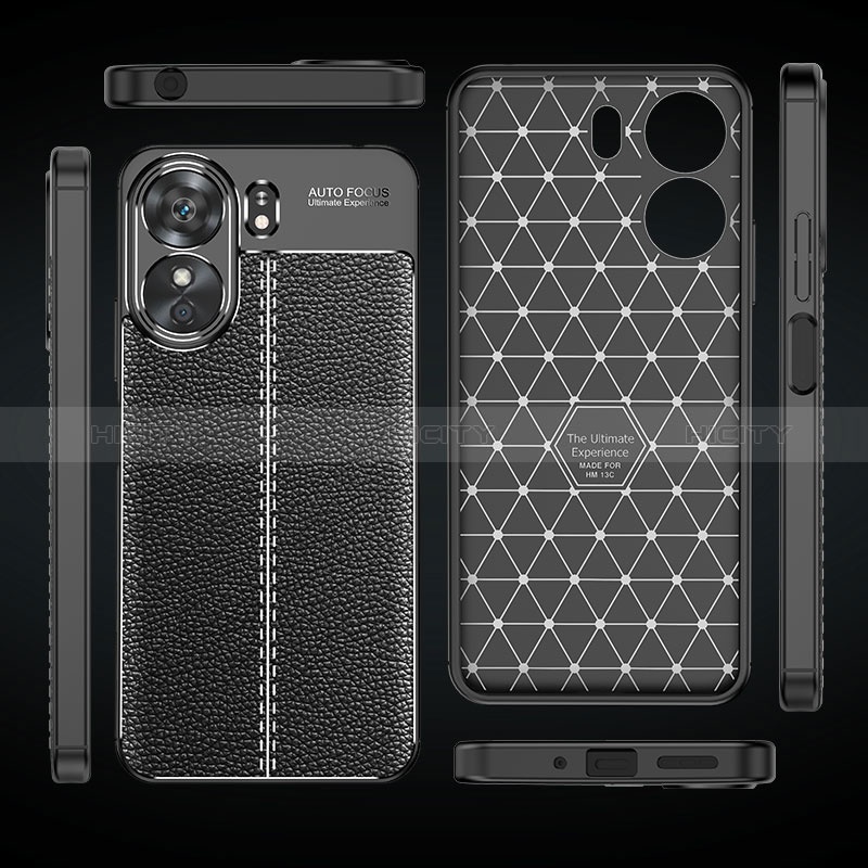 Funda Silicona Goma de Cuero Carcasa para Xiaomi Poco C65