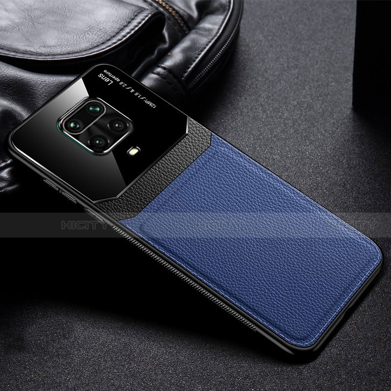 Funda Silicona Goma de Cuero Carcasa para Xiaomi Poco M2 Pro Azul