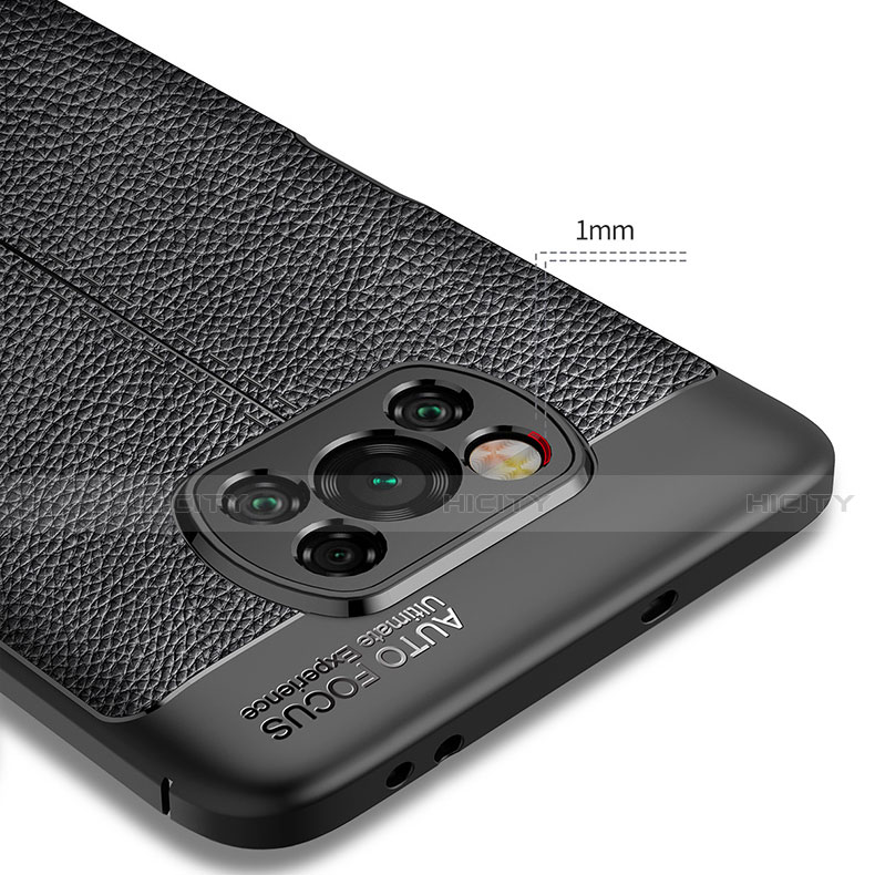 Funda Silicona Goma de Cuero Carcasa para Xiaomi Poco X3 Pro