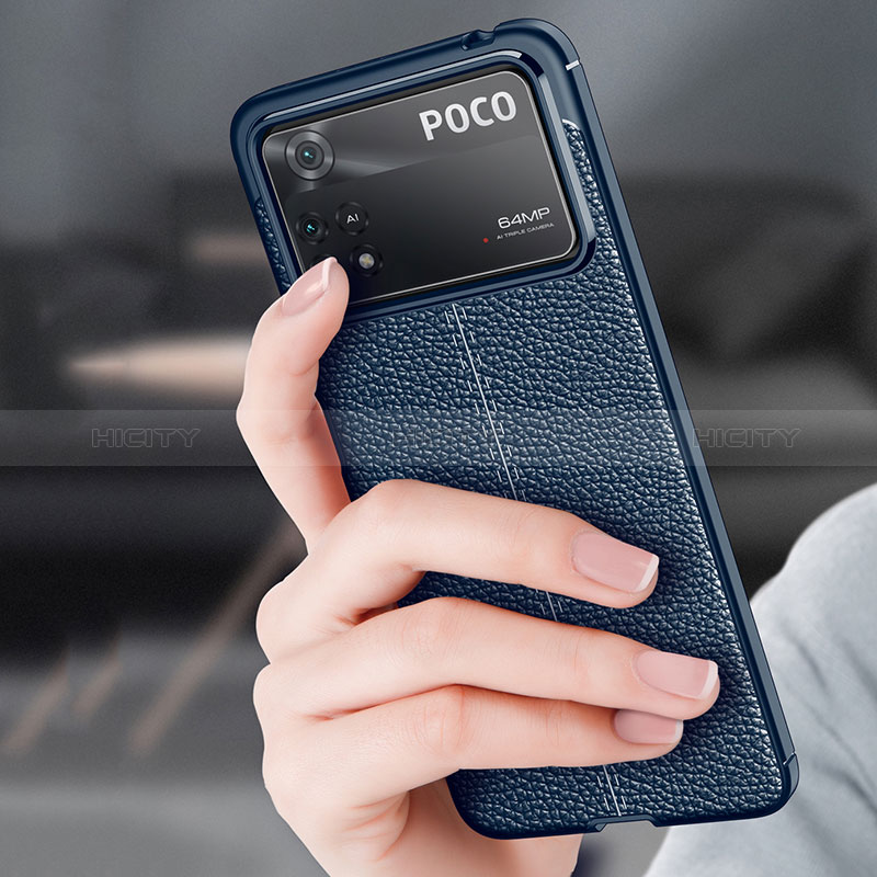 Funda Silicona Goma de Cuero Carcasa para Xiaomi Poco X4 Pro 5G