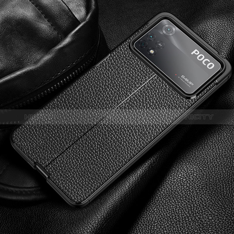 Funda Silicona Goma de Cuero Carcasa para Xiaomi Poco X4 Pro 5G