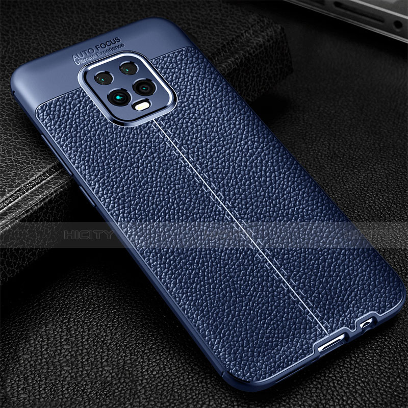 Funda Silicona Goma de Cuero Carcasa para Xiaomi Redmi 10X 5G Azul