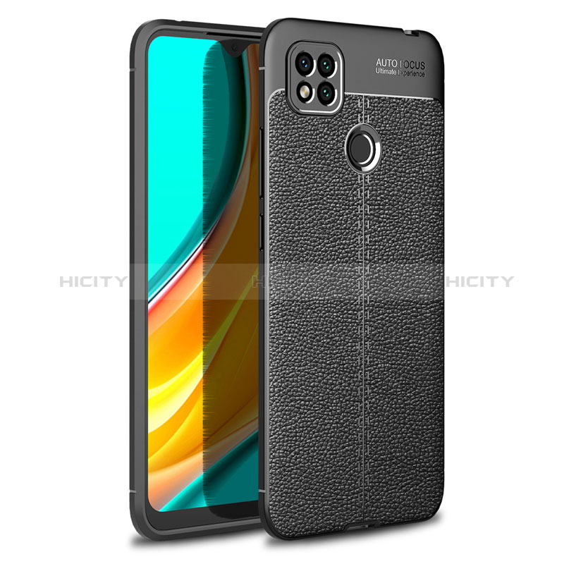 Funda Silicona Goma de Cuero Carcasa para Xiaomi Redmi 9 Activ